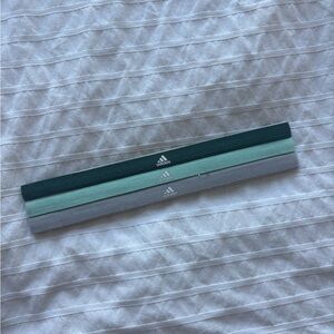 Adidas Fitness Headbands in Green and Gray